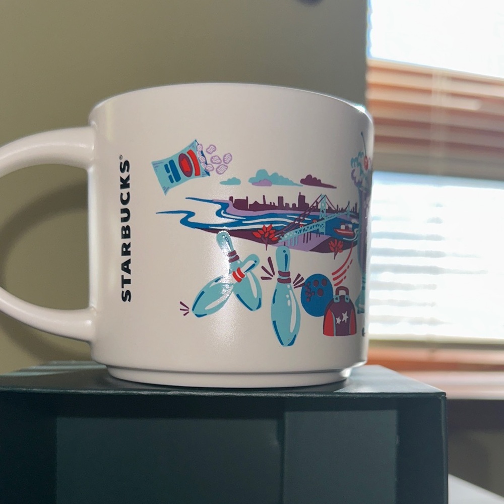 Starbucks Discovery Series Detroit Mug with Vibrant Colors - Picture 2 of 3